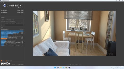Beelink SEi12 Windows 11Cinebench R23