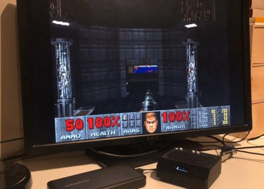 DOS computadora retro DOOM