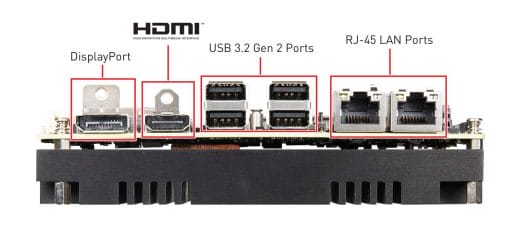 MSI MS 98M3 3.5 inch SBC ports