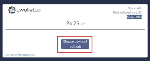 choose payment methods