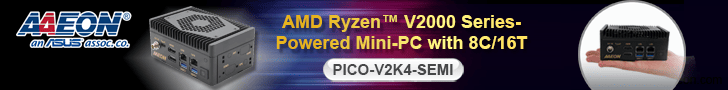 PICO-V2K4-SEMI Embedded Ryzen V2000 mini PC