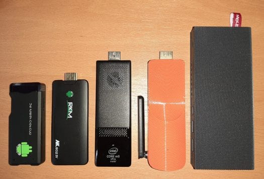 Stick mini pc size comparison Stick mini pc size comparison