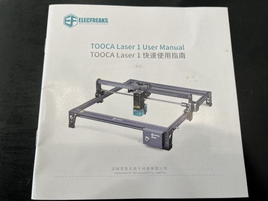 TOOCA Laser 1 User Manual