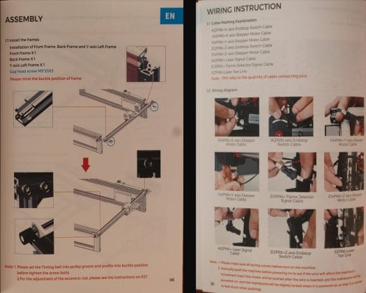 Ts2 laser engraver assembly user manual