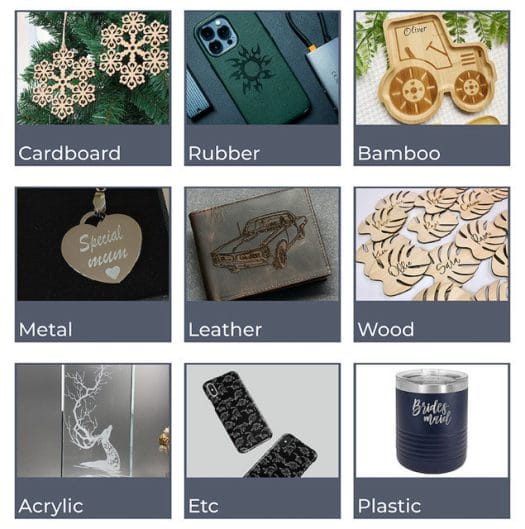 engraver materials