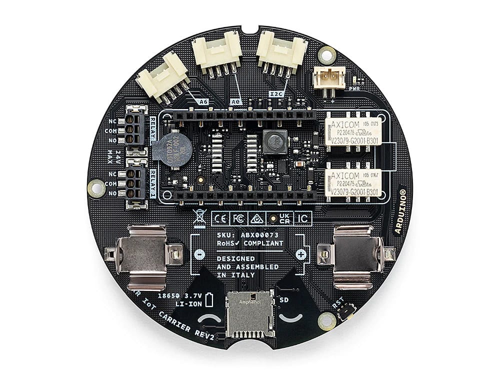 Arduino MKR IoT Carrier Rev2 bottom side