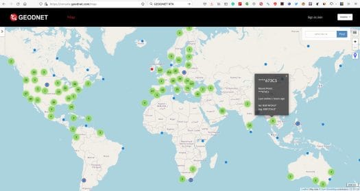 GEODNET miners map