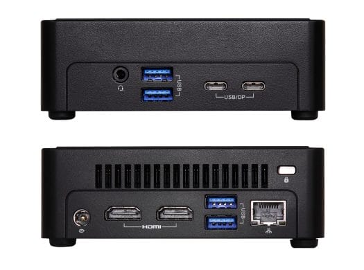 BOX PC with NUCS BOX-1360P/D4 Raptor Lake built-in