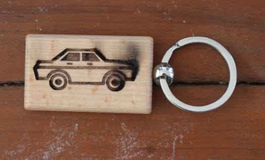 car key holder engraving