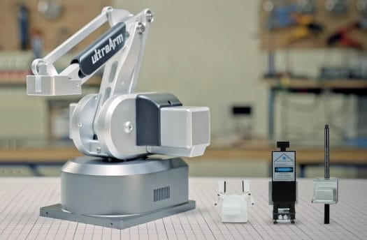 ultraArm P340 robotic arm draw engrave grabber