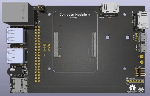 Raspberry Pi Computer Module 4 laptop