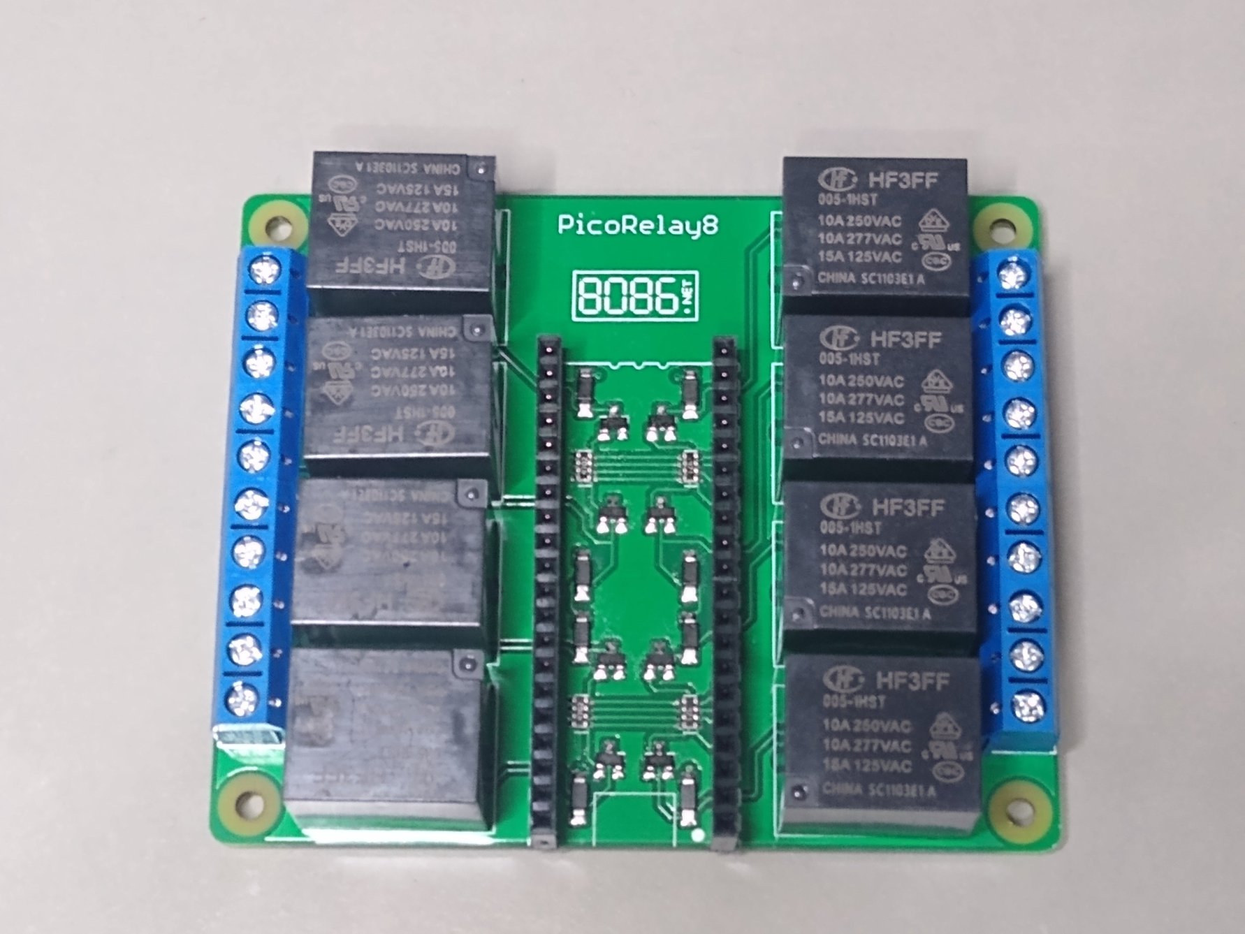 SKU20218 PICO-RELAY-B Module relais industriel à 8 canaux pour Raspberry Pi  Pico