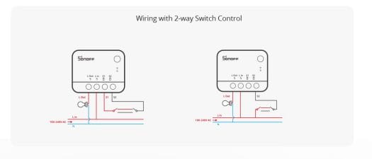ZBMINI Extreme wiring with 2-way switch