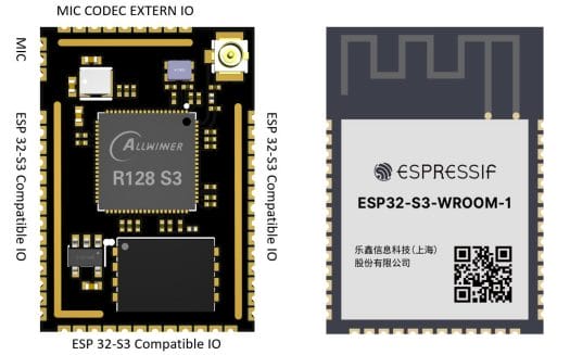 Allwinner R128 module vs ESP32-S3 module