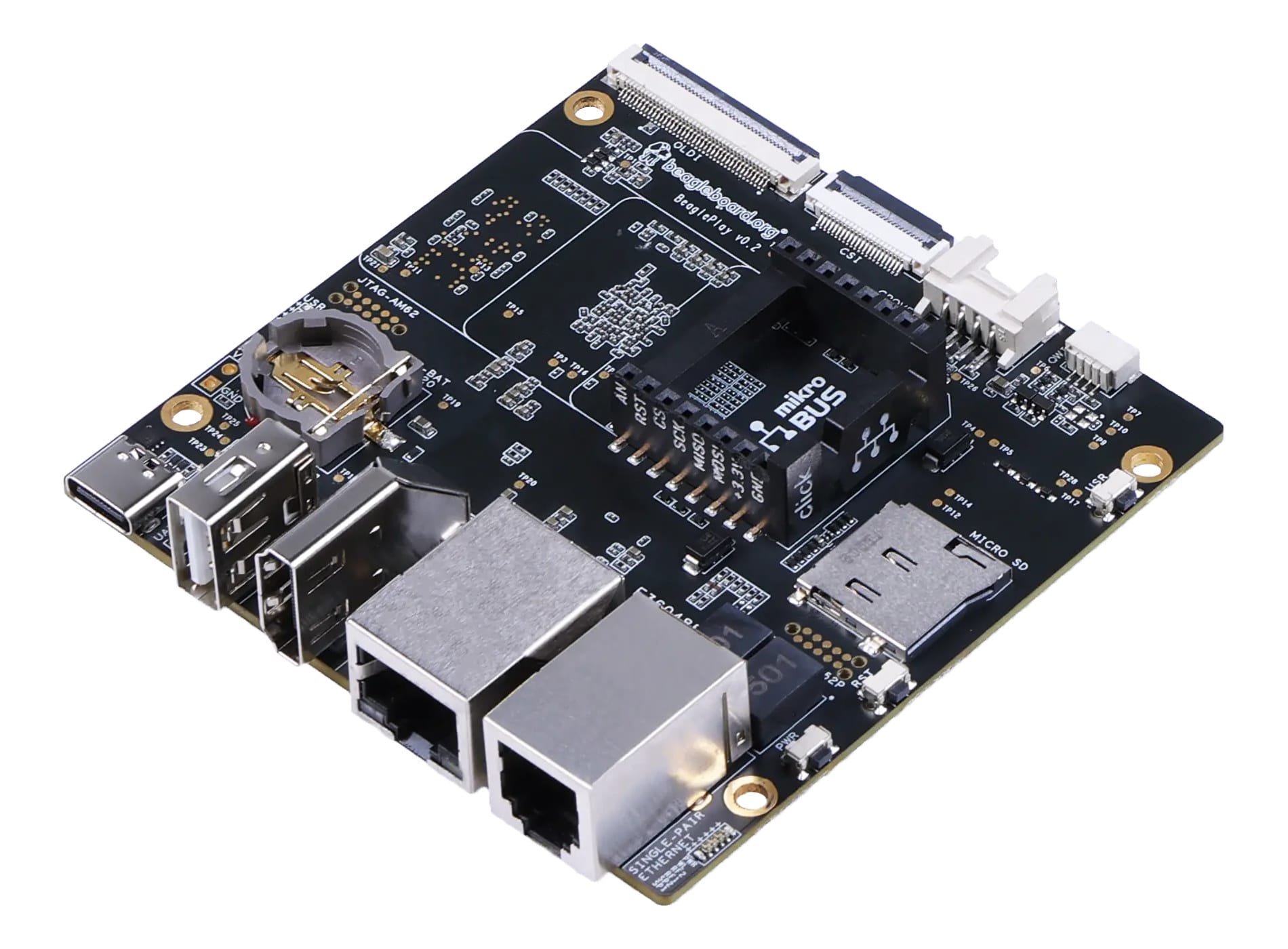 BeaglePlay - A $99 Texas Instruments AM625 Industrial SBC With Plenty ...