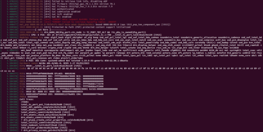 Core i3-N305 Ubuntu DRM error