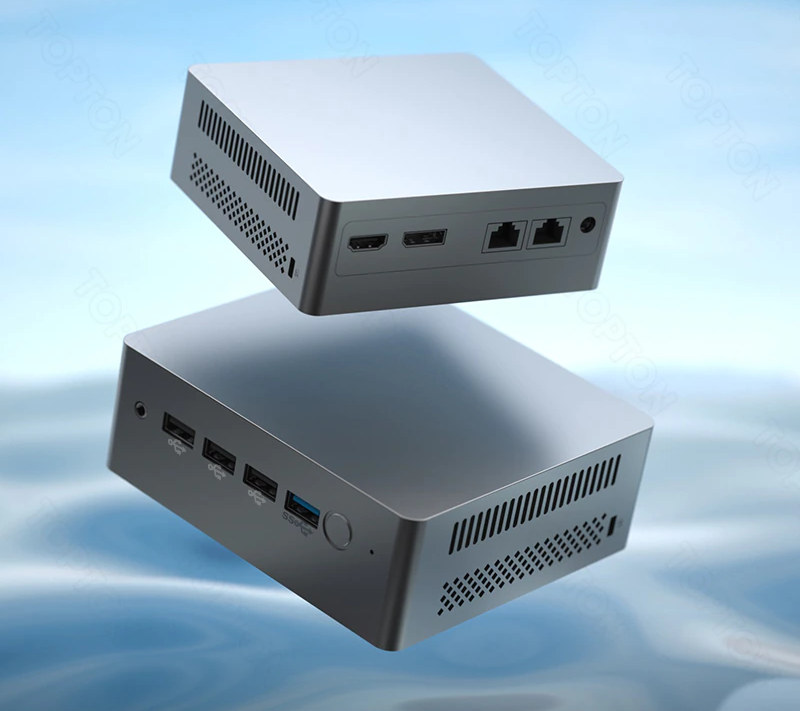 Intel N100 mini PC offers eight USB ports, NVMe and SATA storage