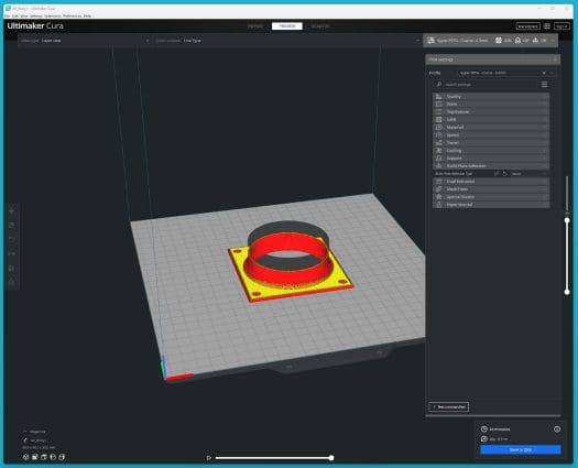 Ultimaker Cura screenshot Ultimaker Cura screenshot
