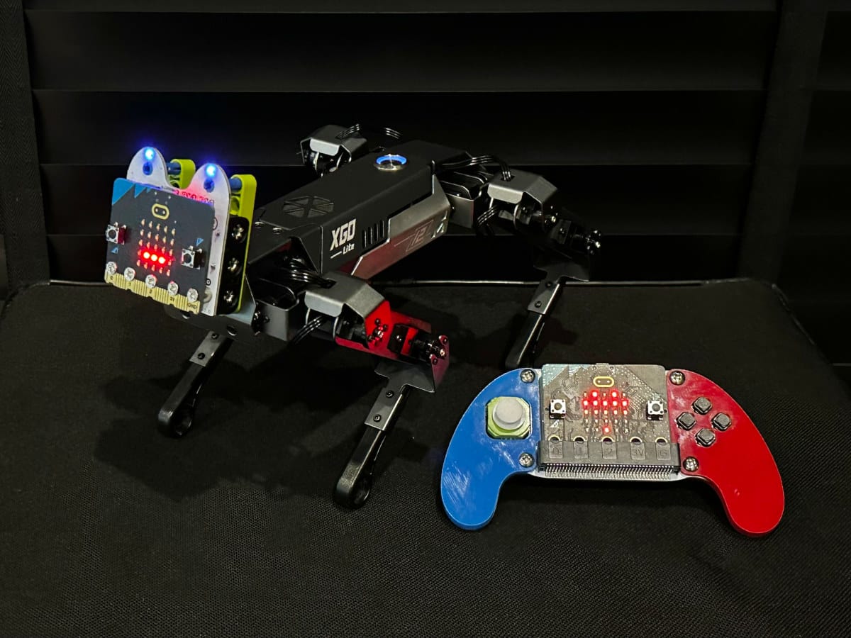 micro:bit XGO robot kit review joystick