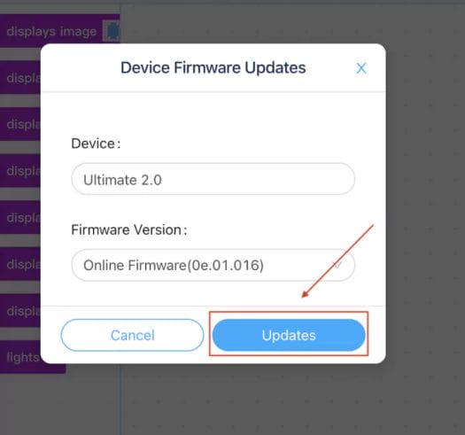 Makeblock Ultimate 2.0 Device Firmware Updates
