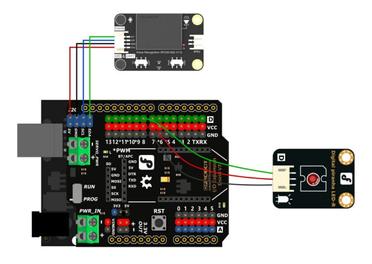 Offline voice recognition module supports Arduino programming, custom ...