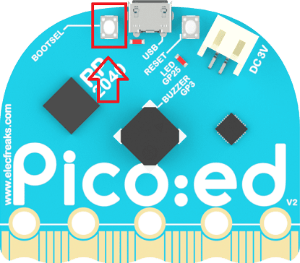 Pico:ed V2 python Bootsel