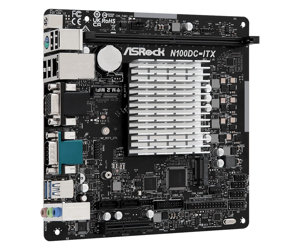 ASRock N100DC-ITX motherboard