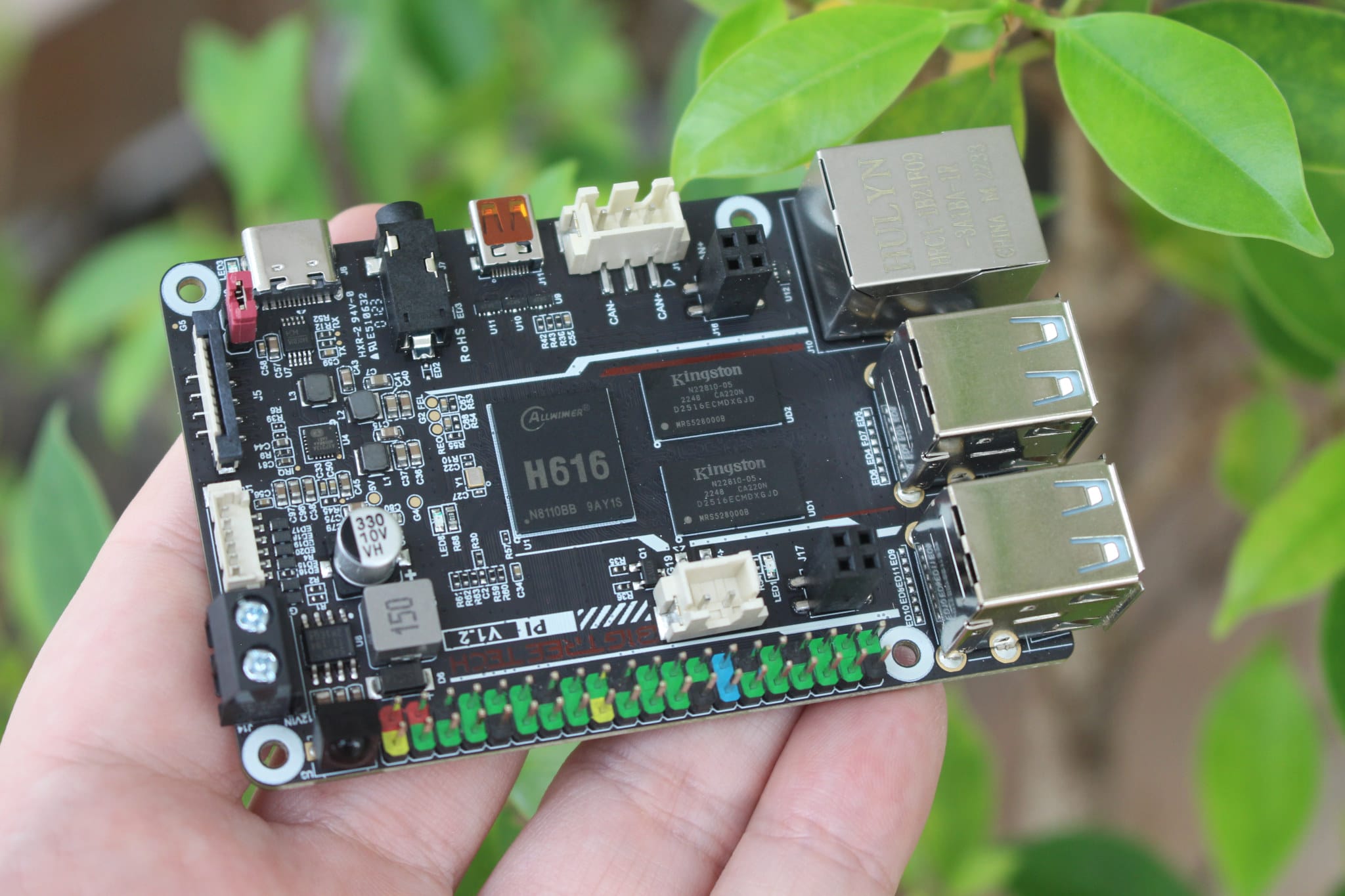 BIGTREETECH Pi V1.2 - A Raspberry Pi-sized Allwinner H616 SBC For 3D ...