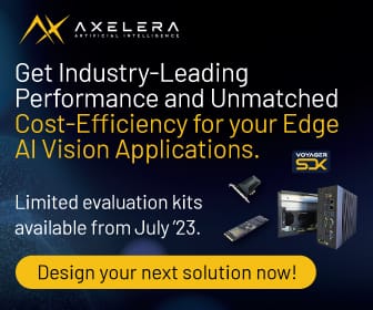 Axelera accelerator for Edge AI Vision applications