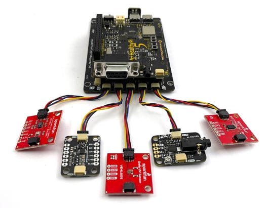 HealthyPi 5 carrier board Qwiic Expansion Modules