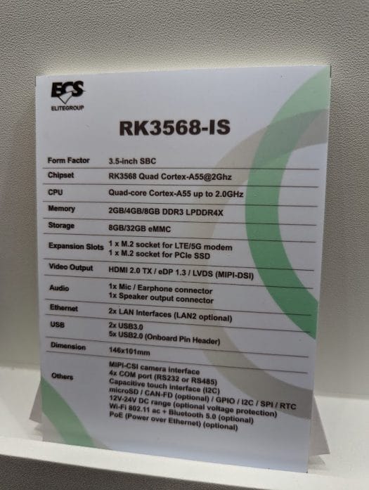 RK3568-IS specifications