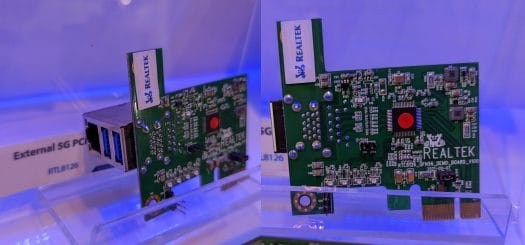 RTL8126 5Gbps Ethernet PCie Card prototype