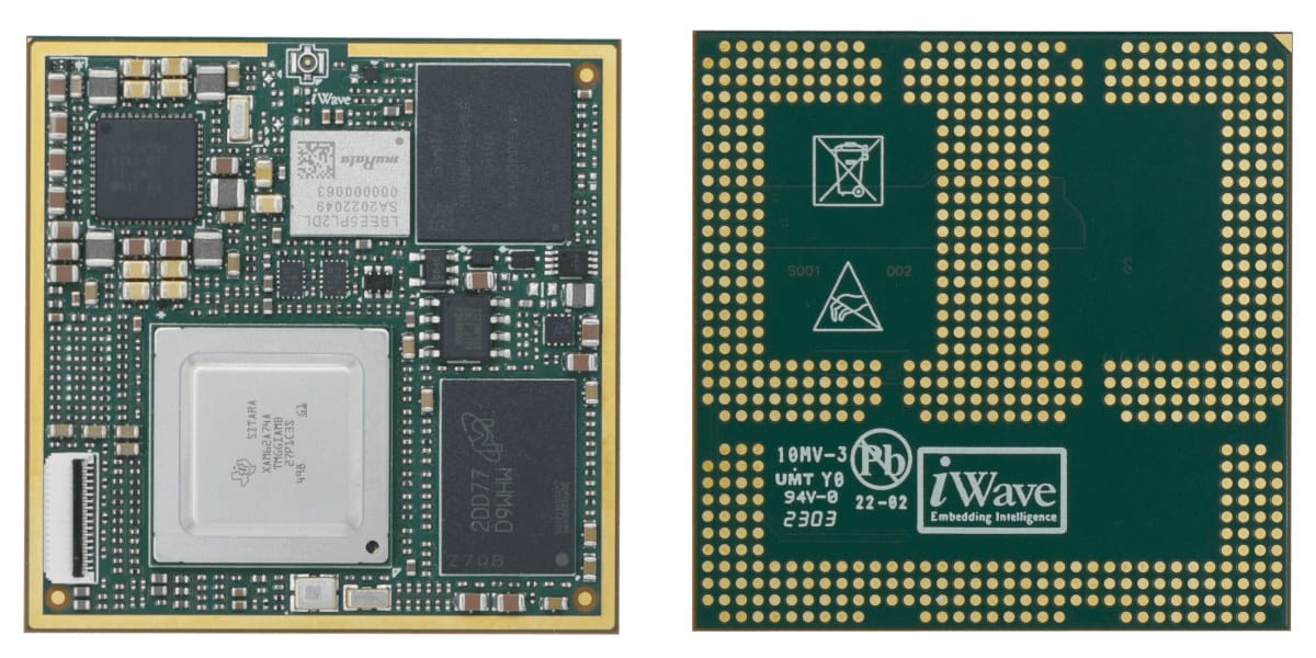 iW-RainboW-G55M is an OSM-LF compliant module based on TI AM62A 