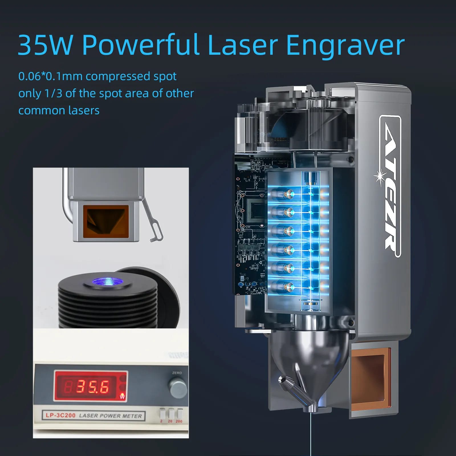 Atezr V35 review - A 35W laser engraver - CNX Software