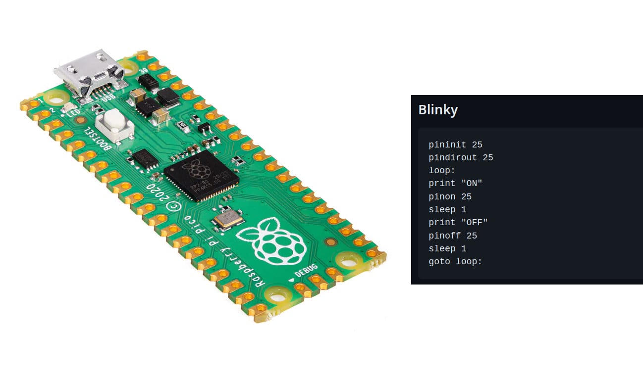 PiccoloBASIC - A BASIC interpreter for the Raspberry Pi Pico board