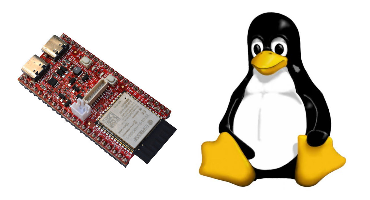 12 Euros ESP32-S3-DevKit-LiPo board runs Linux 6.3 - CNX Software