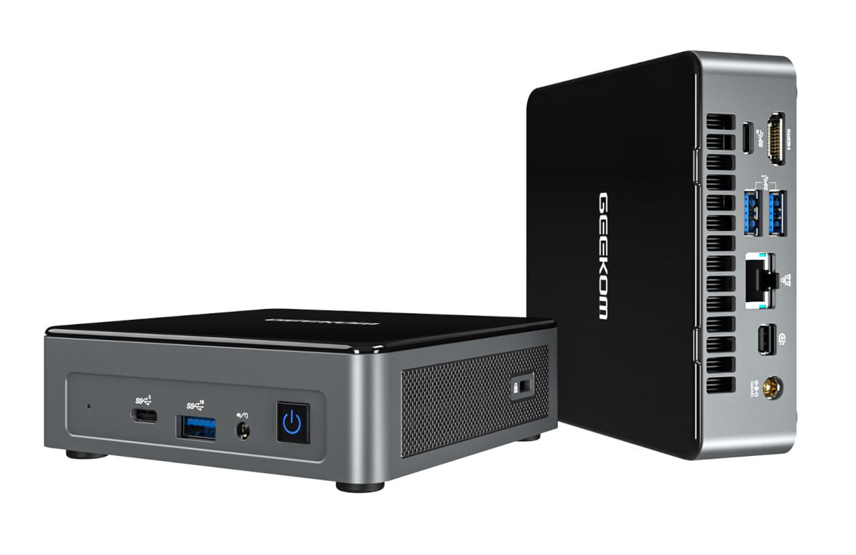 GEEKOM MiniAir 11 mini PC with Celeron N5095 CPU, 8GB RAM, 256GB