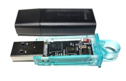 Pen testing Kingston 64GB USB enclosure