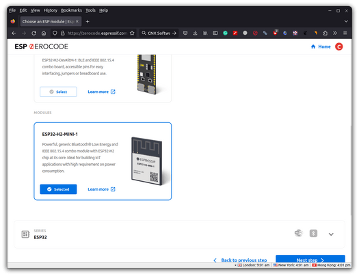 ESP Zero Code ESP32 H2 MINI 1