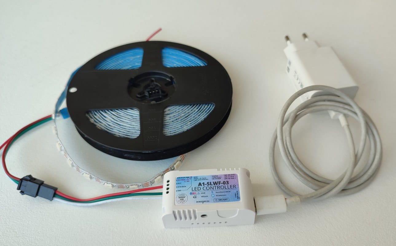 Home assistant RGB LED Strip controller