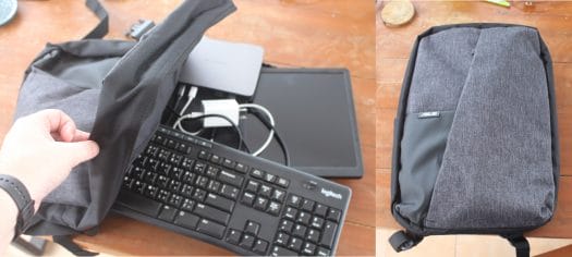 Portable mini PC with CrowView Display Laptop Bag