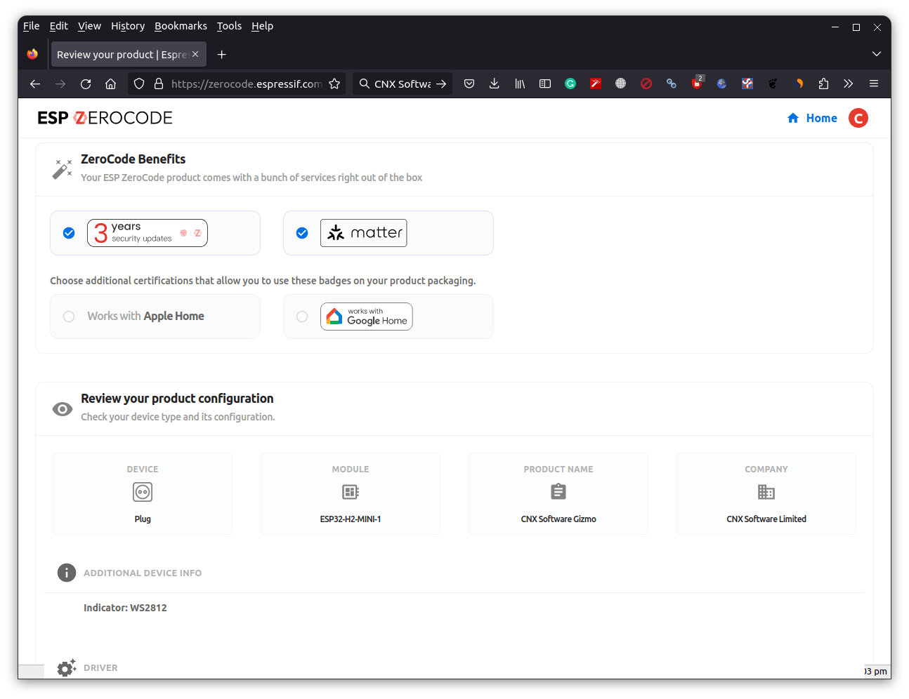 esp-zerocode-web-application-creates-custom-matter-certifiable-firmware