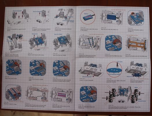 SunFounder Zeus Car Kit assembly guide 2