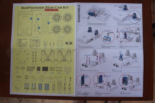 SunFounder Zeus Car Kit assembly guide