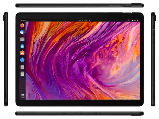 Ubuntu Tablet 3K Display micro USB USB C ports
