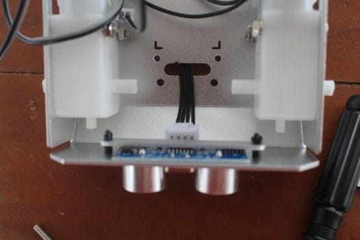 Ultrasonic sensor installation
