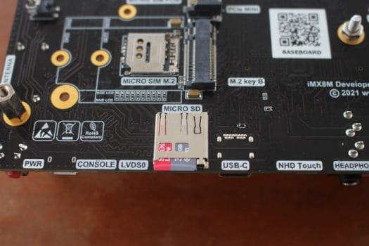 VOIPAC IMX8M Industrial DevKit MicroSD Card