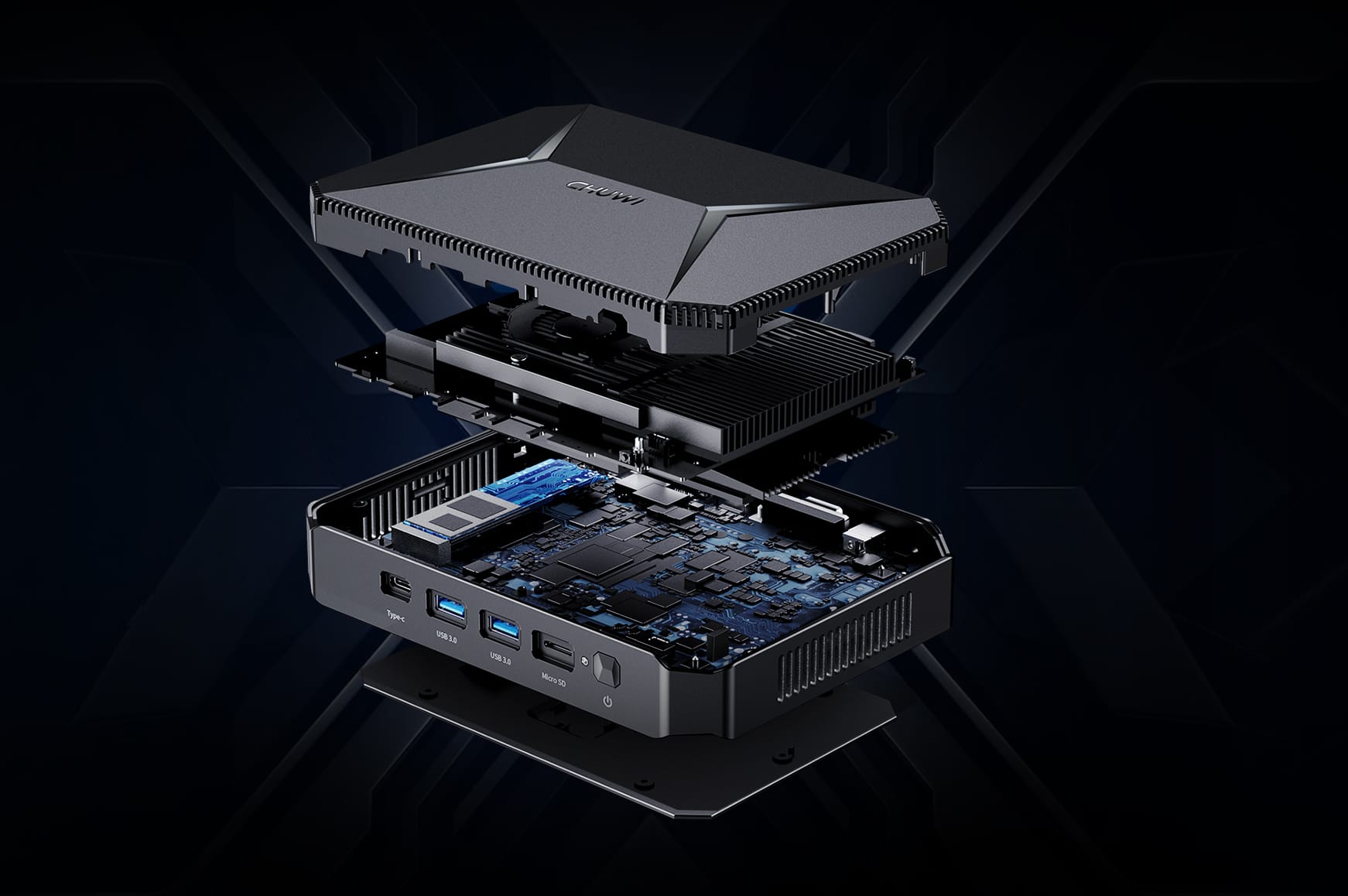 Chuwi HeroBox 2023 low-cost mini PC features Processor N100