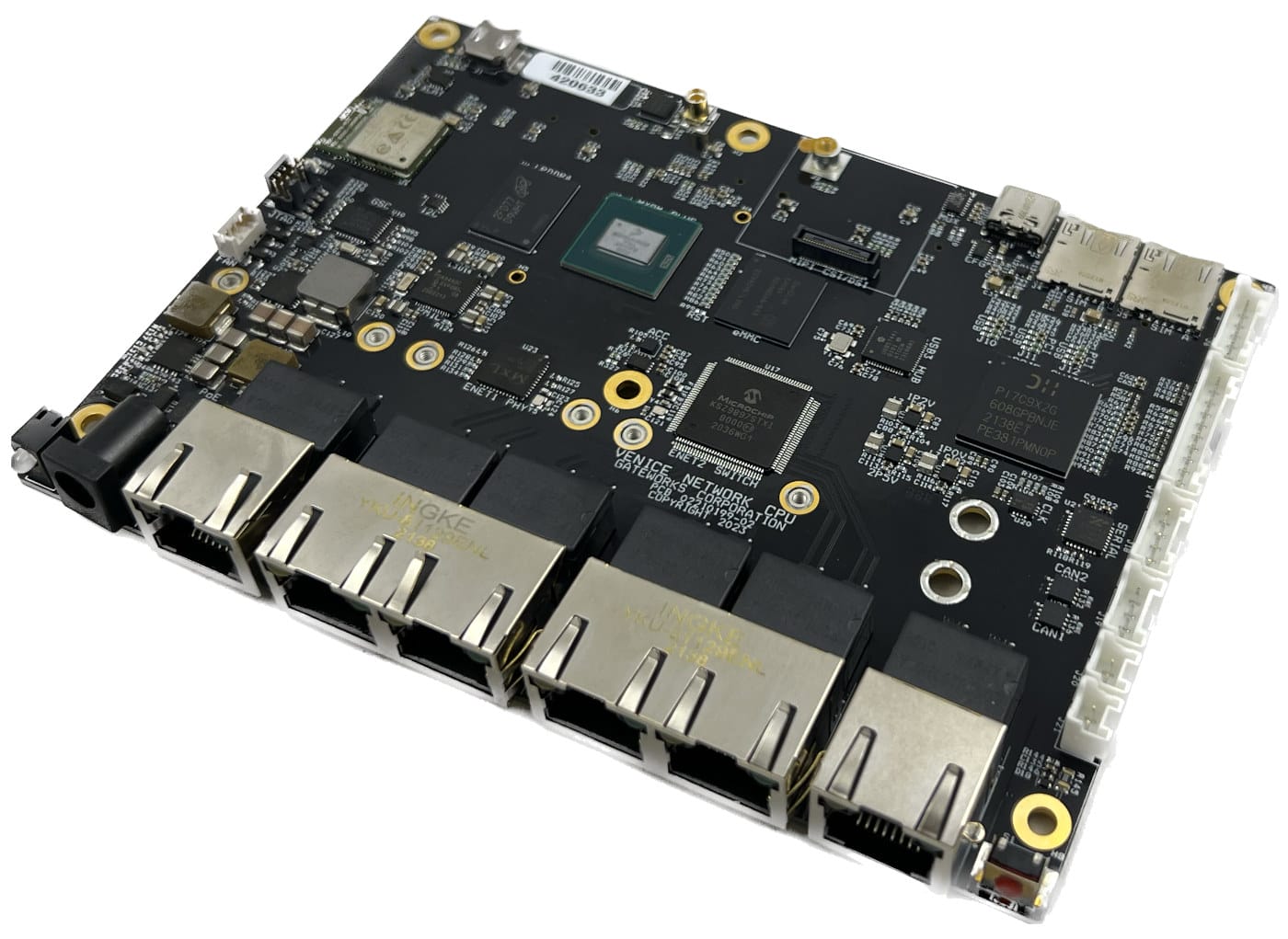 Gateworks GW7400 networking SBC features 6 Gigabit Ethernet ports