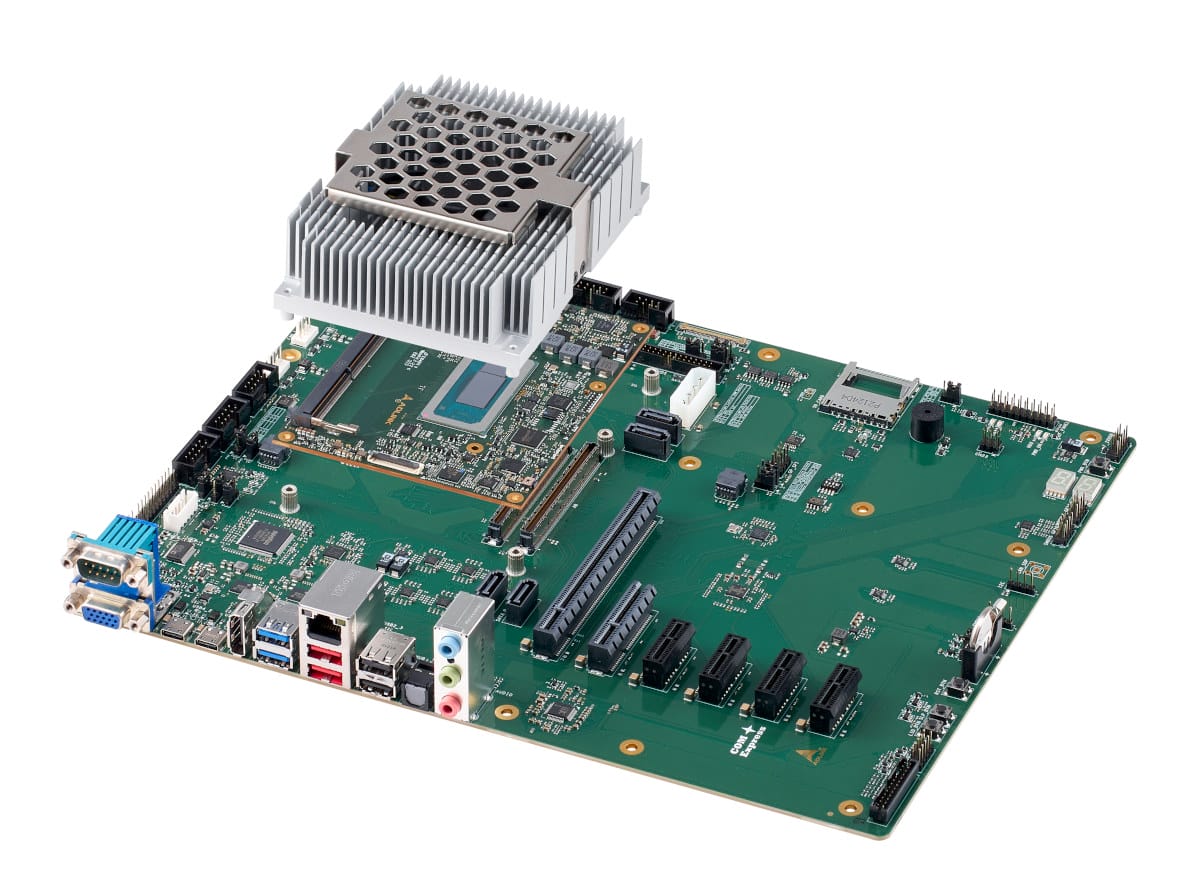 The PCOM-B65A COM Express module is powered by Intel Core Ultra Processors  - CNX Software